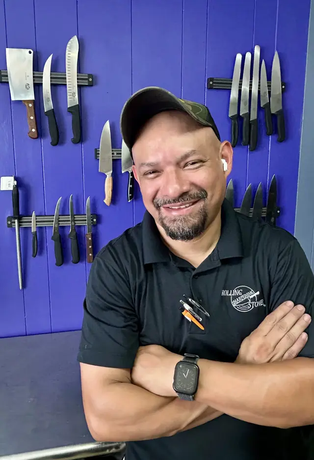Chris, Rolling Sharpening Stone senior knife sharpener for Austin